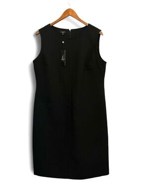 Talbots Black Sleeveless classic Sheath Dress